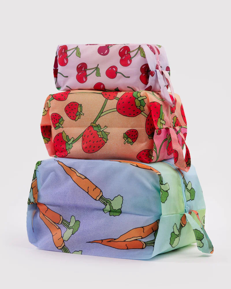 3D Zip Set in Carrots & Berries