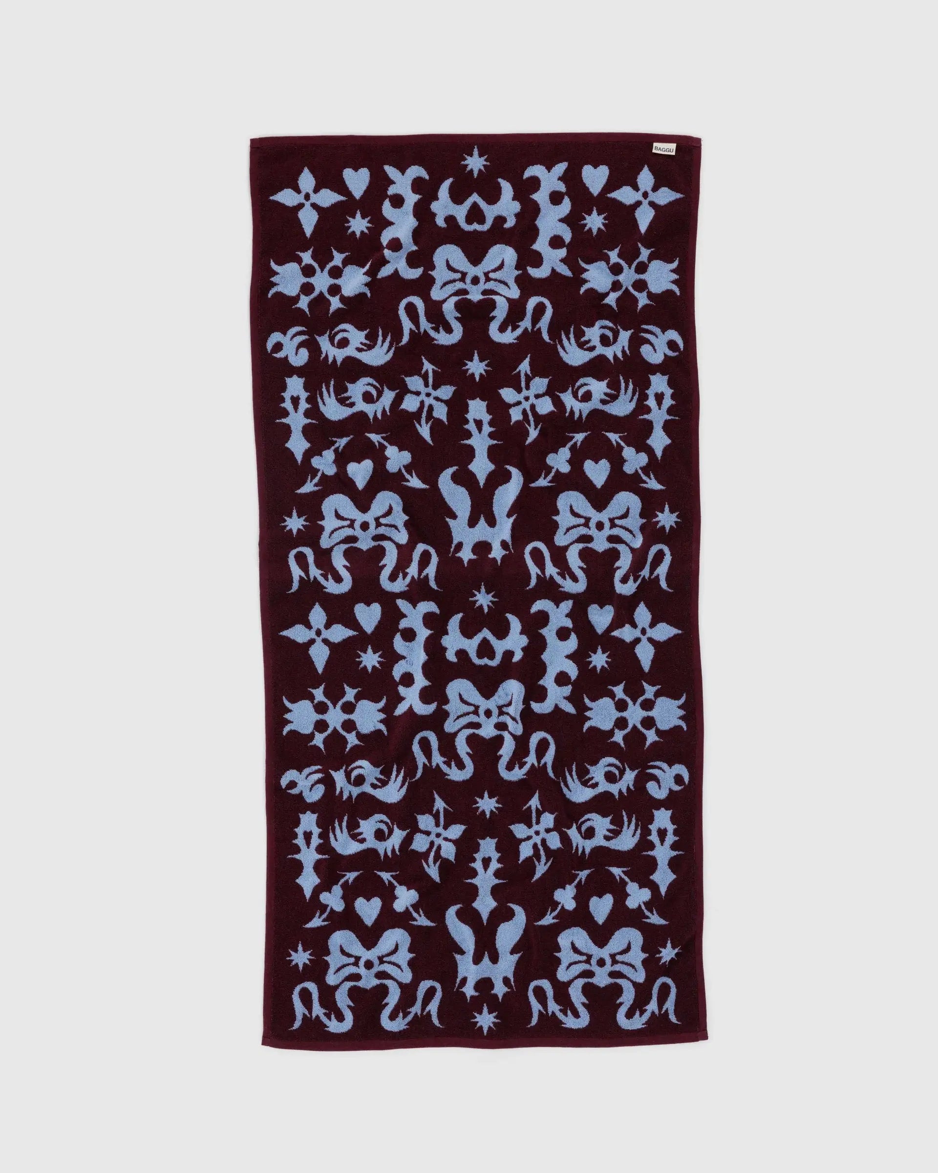 Bath Towel in Western Cut Outs