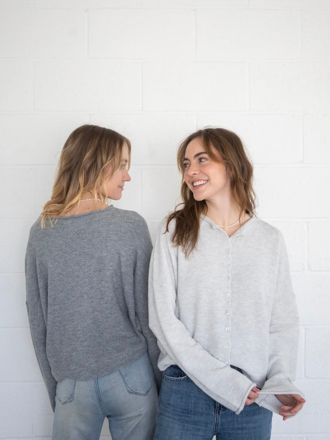 Maisie Sweater in Light Grey