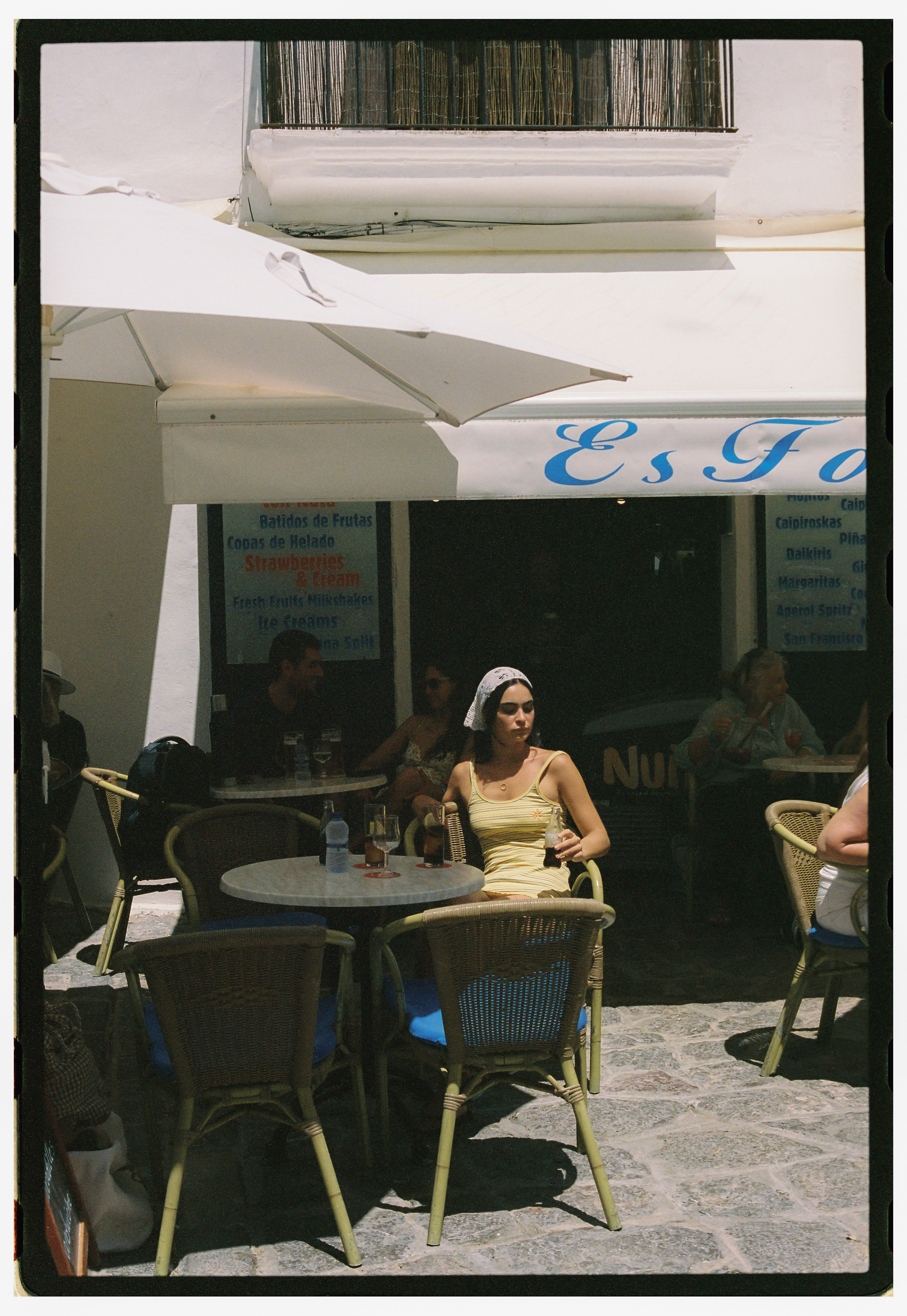 Lemon Striper Mini Dress