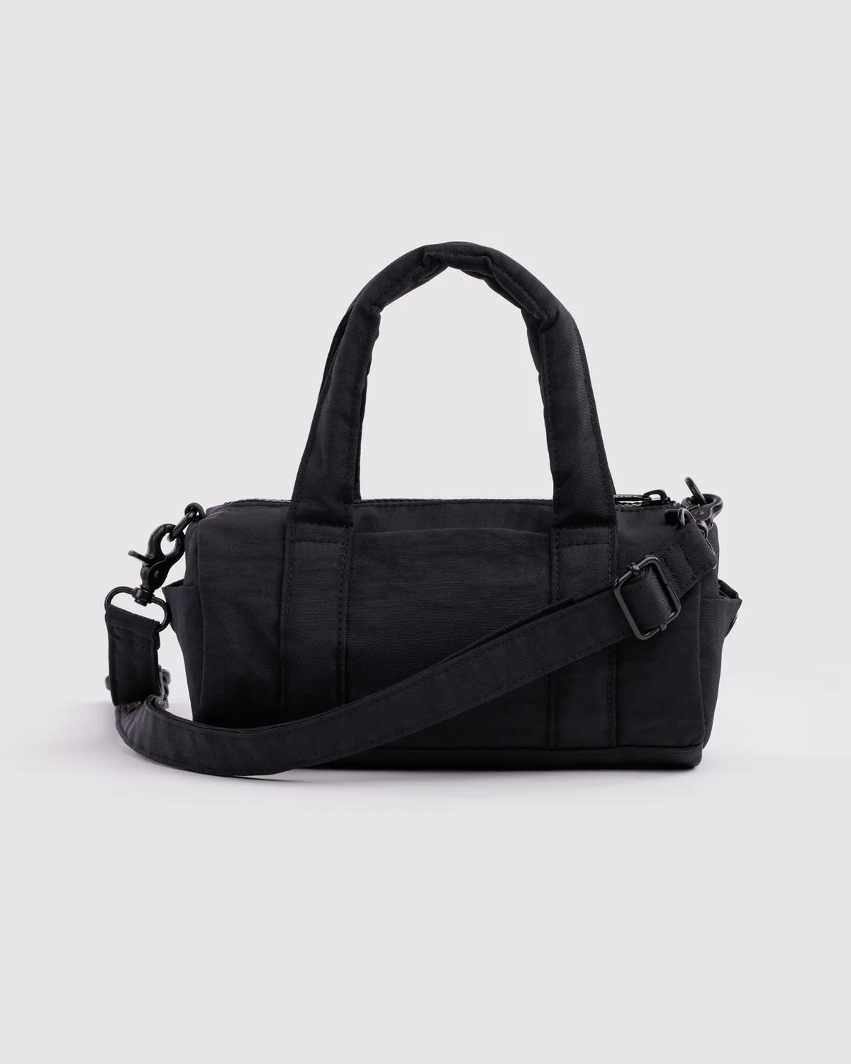 Small Nylon Duffle Bag in Black