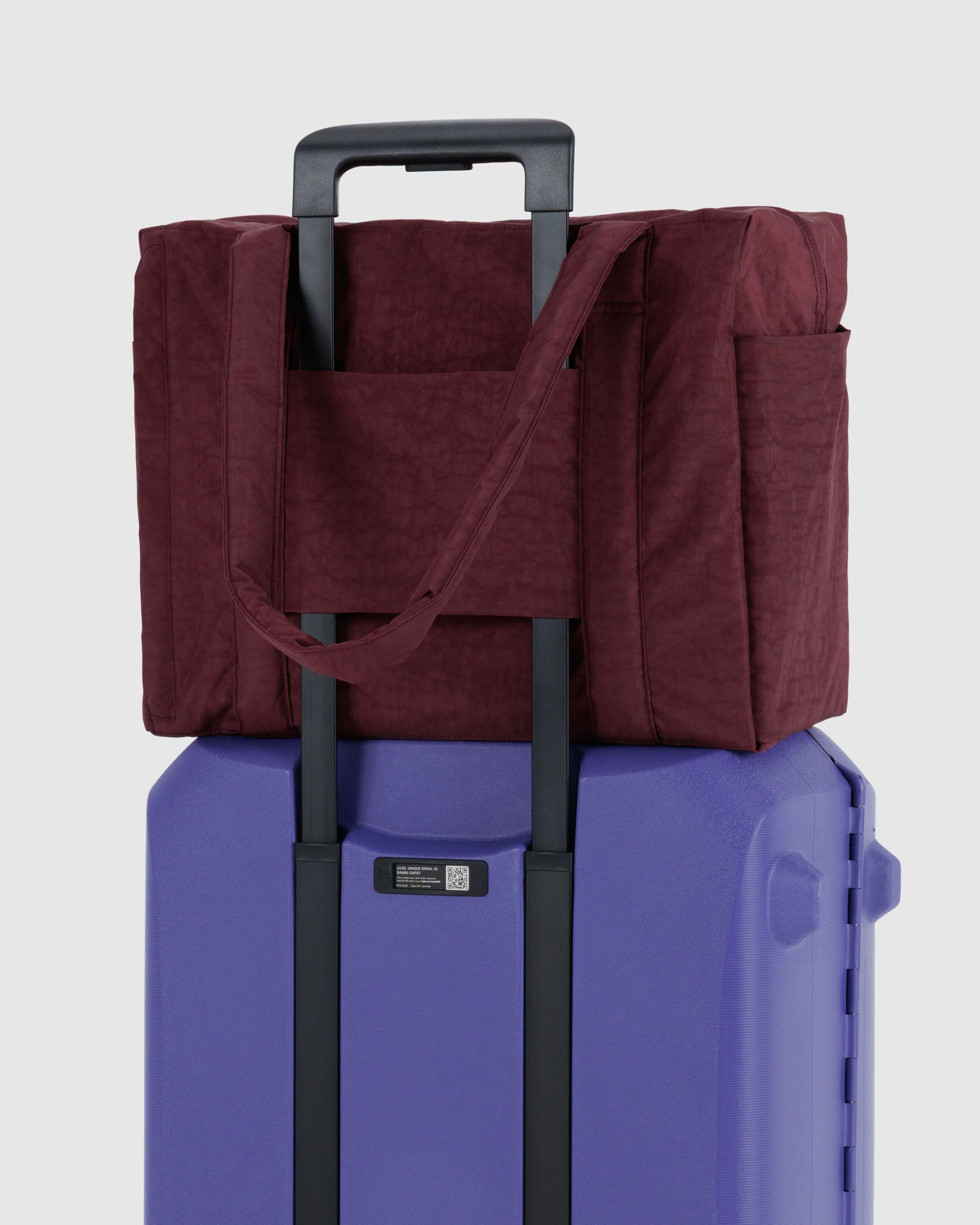 Small Cloud Carry On in Mahogany