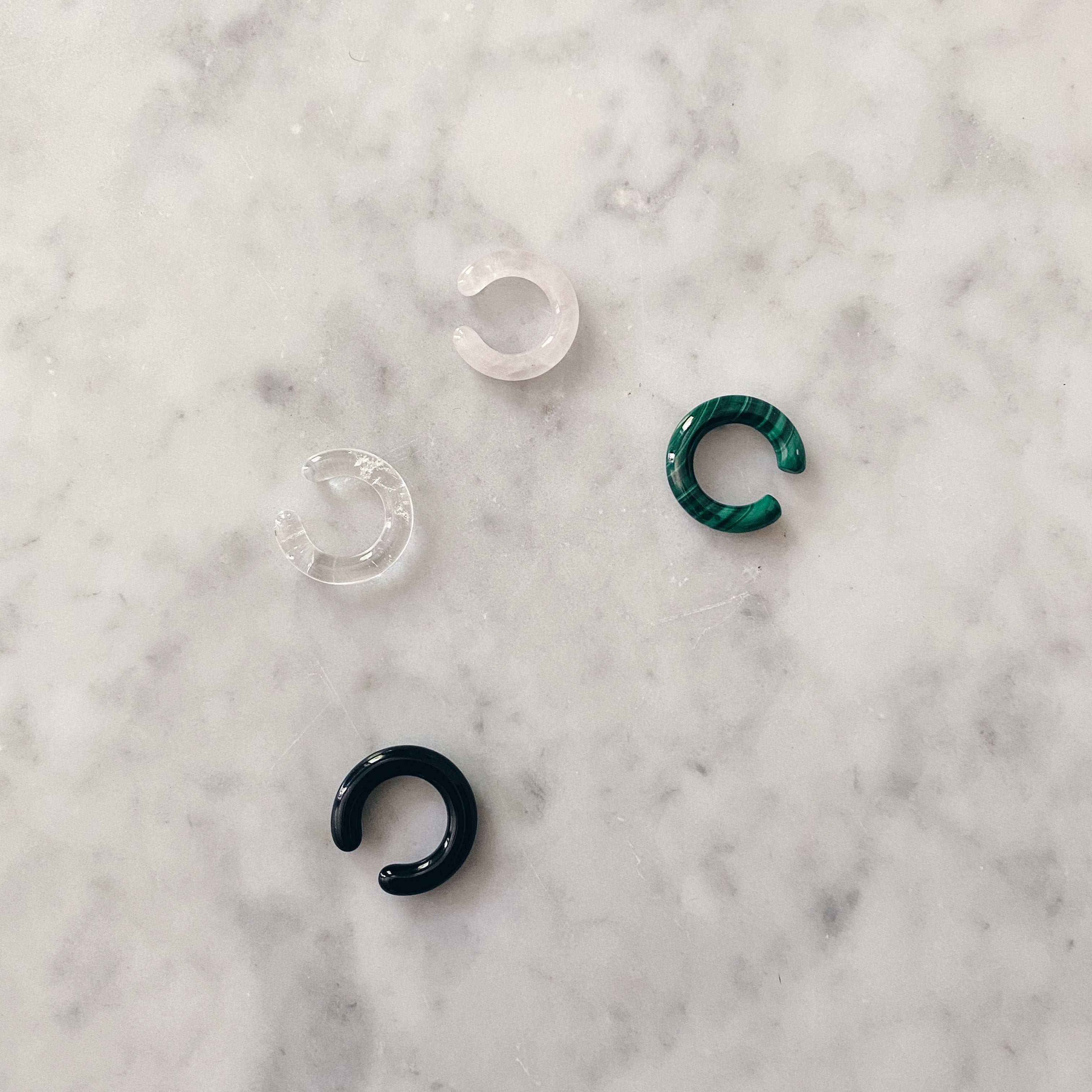 Francis Mini Ear Cuff - Malachite