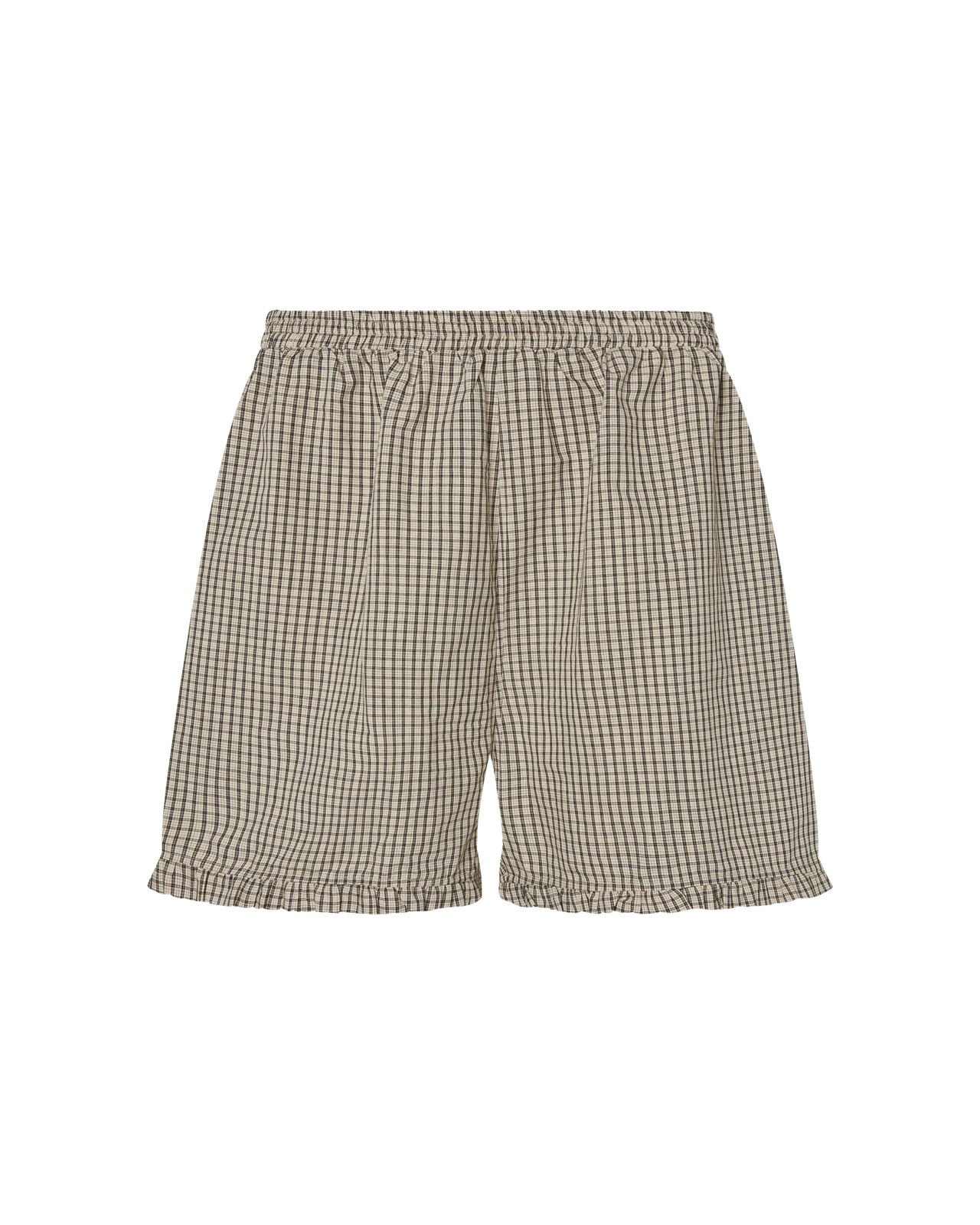 Boxer Shorts in Black Plaid