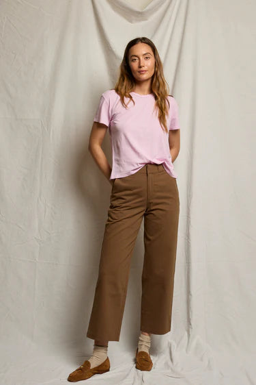 Harley Tee in Sugar Pink