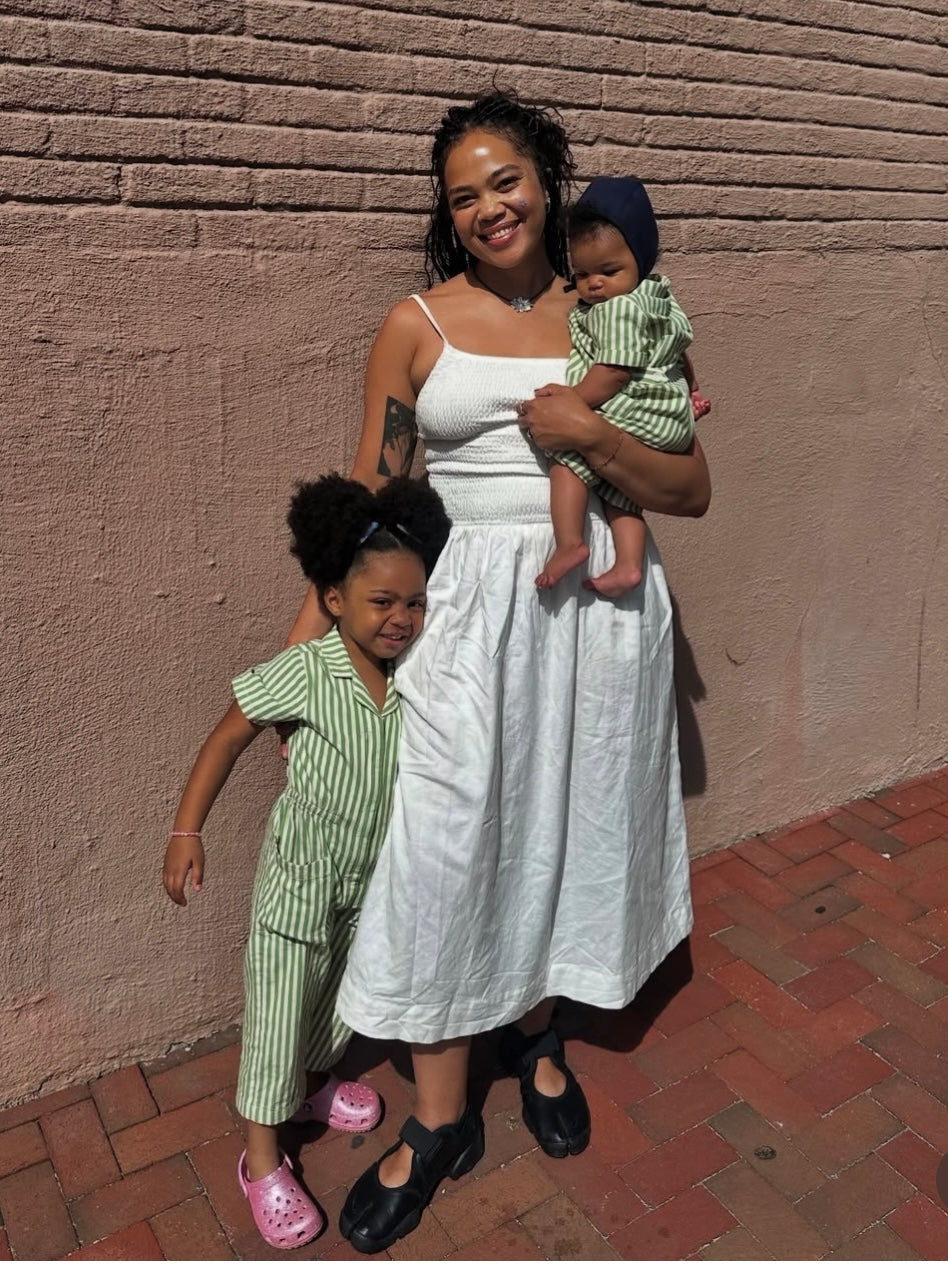 Iris Midi Dress in Ivory