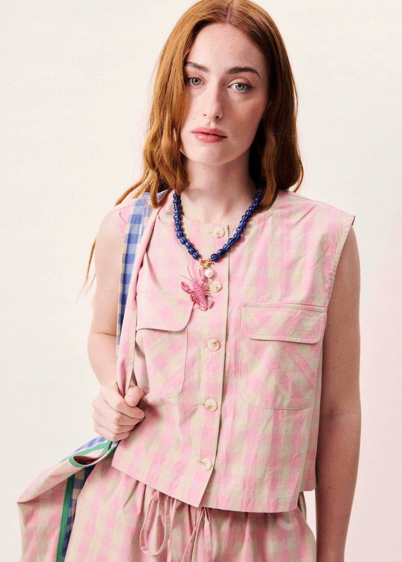 Aurora Vest in Pink