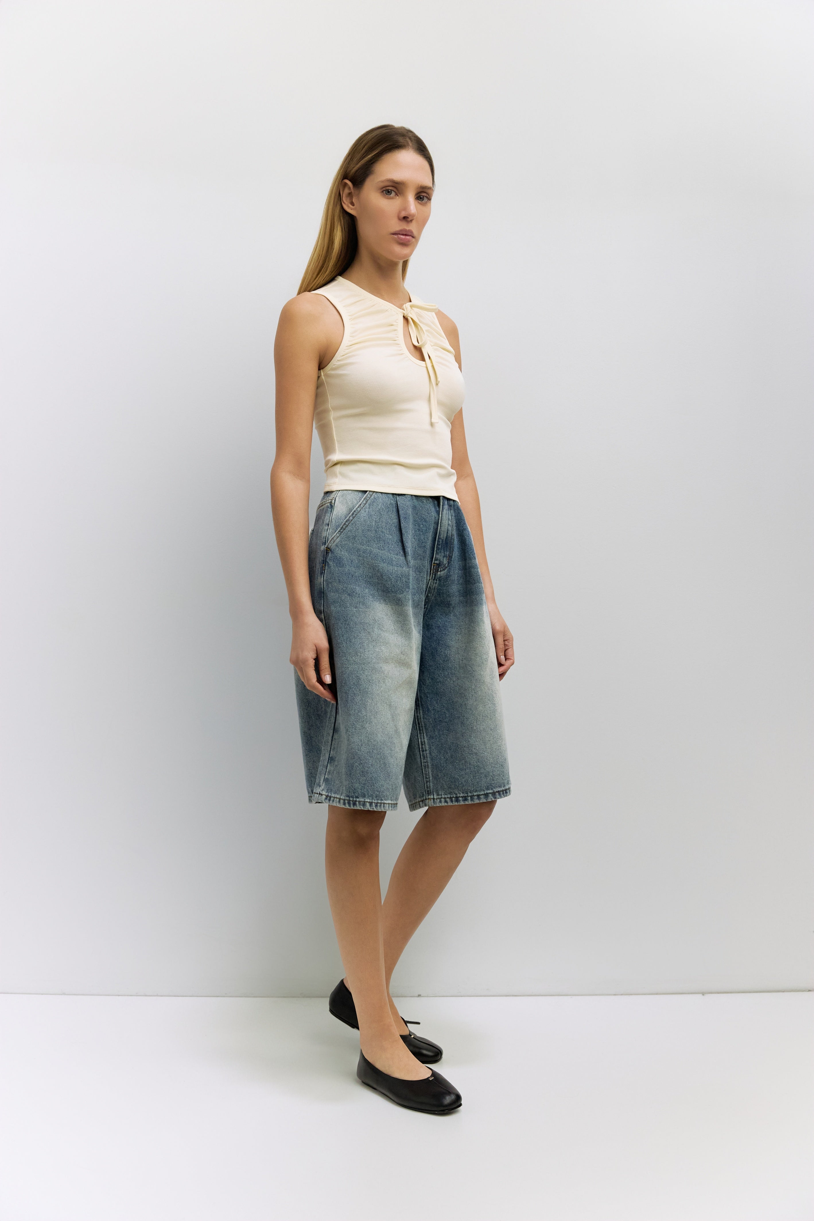 Hilary Top in Buttercream