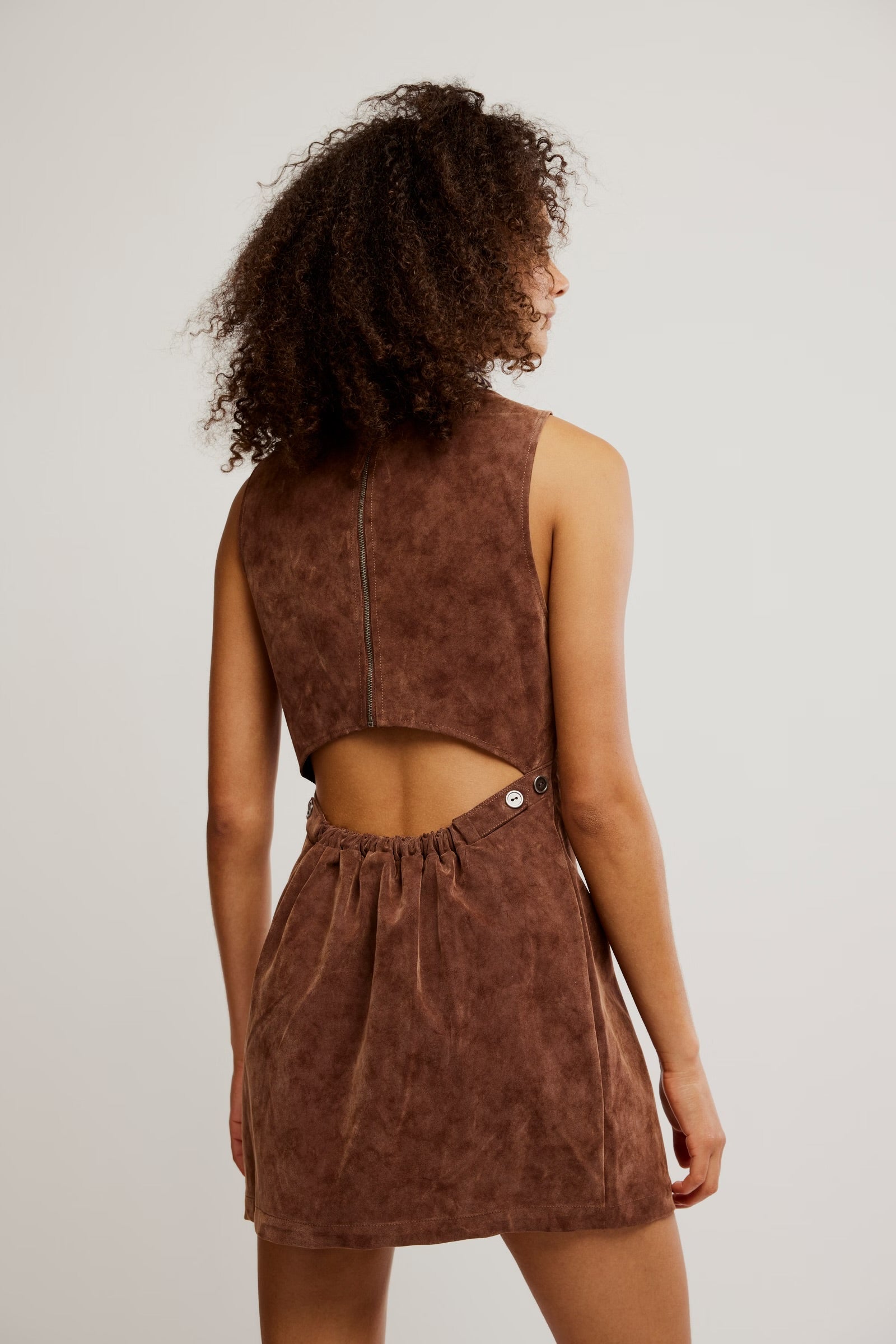 Atlas Suede Mini in Chicory Coffee