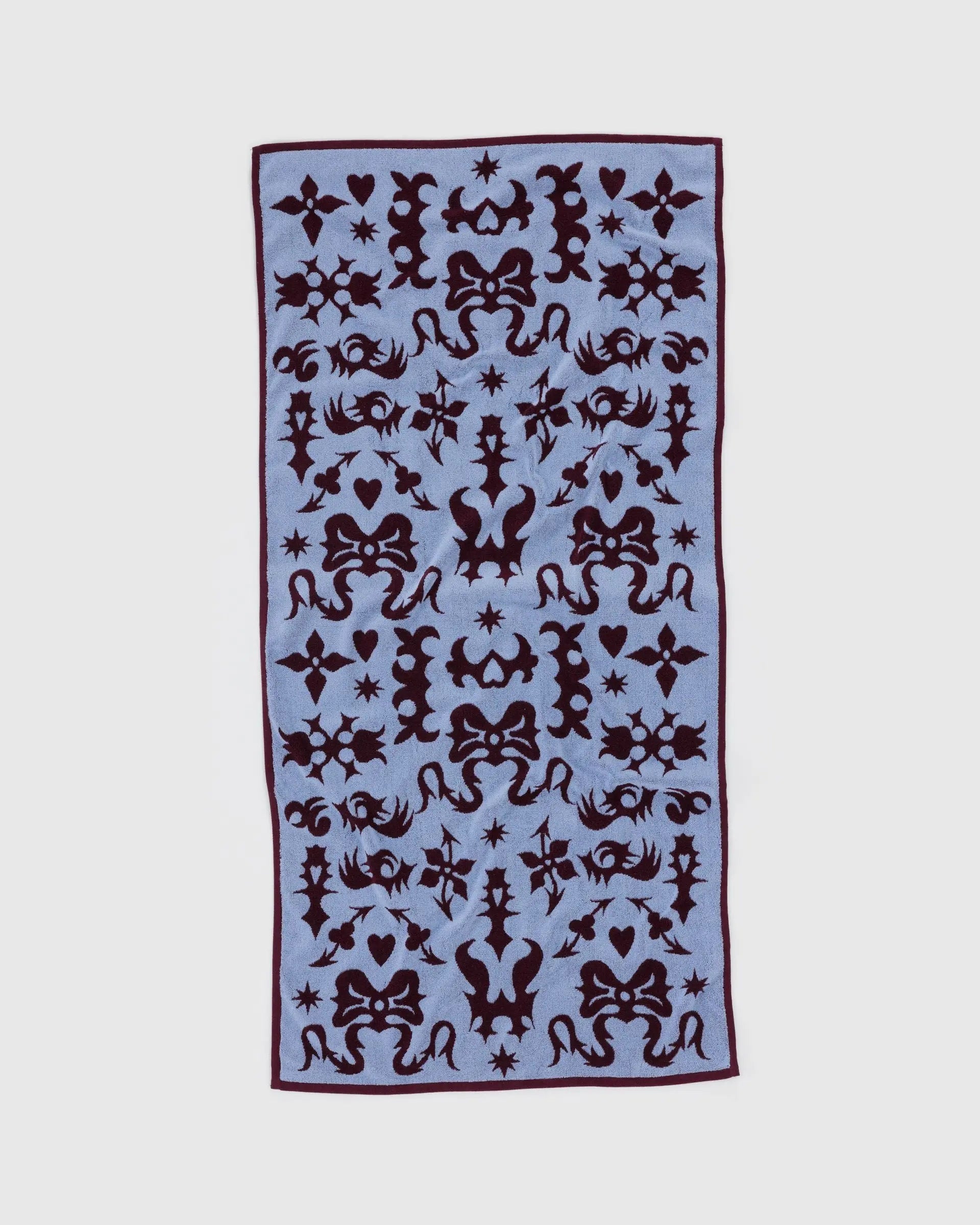 Bath Towel in Western Cut Outs