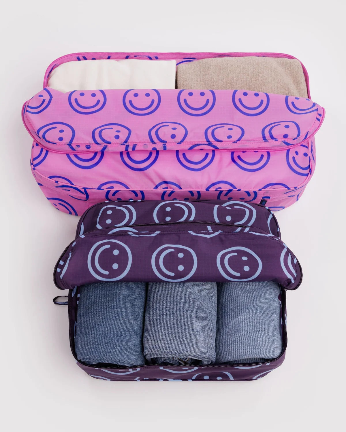 Large Packing Cube Set in Bright Happy Mix