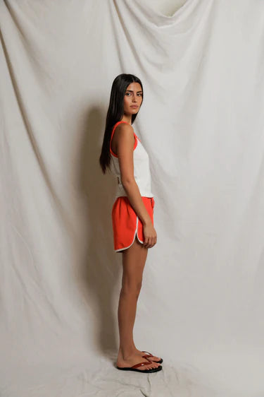 Leo Sporty Short in Clementine