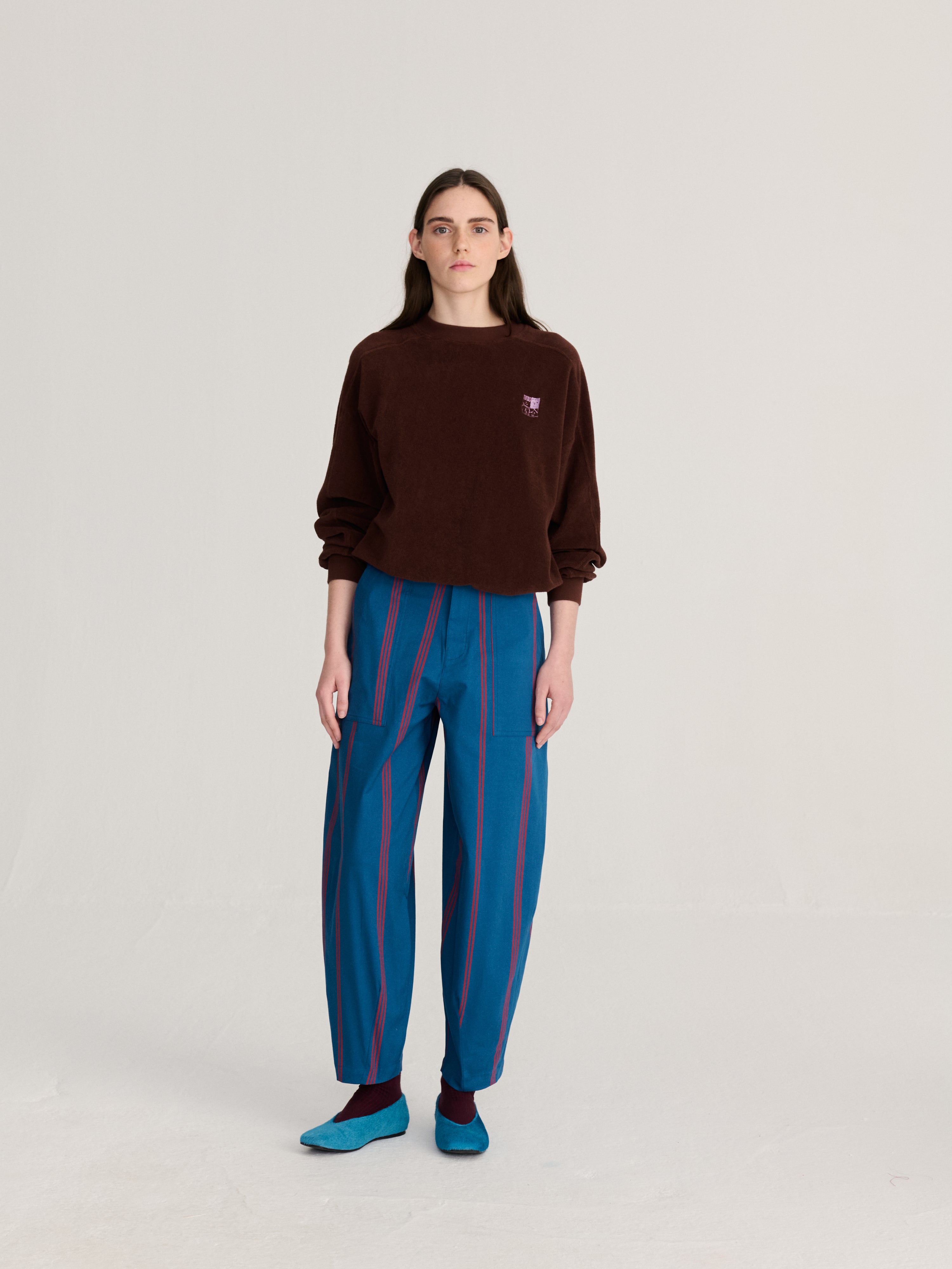Triple Stripe All Over Barrel Pants