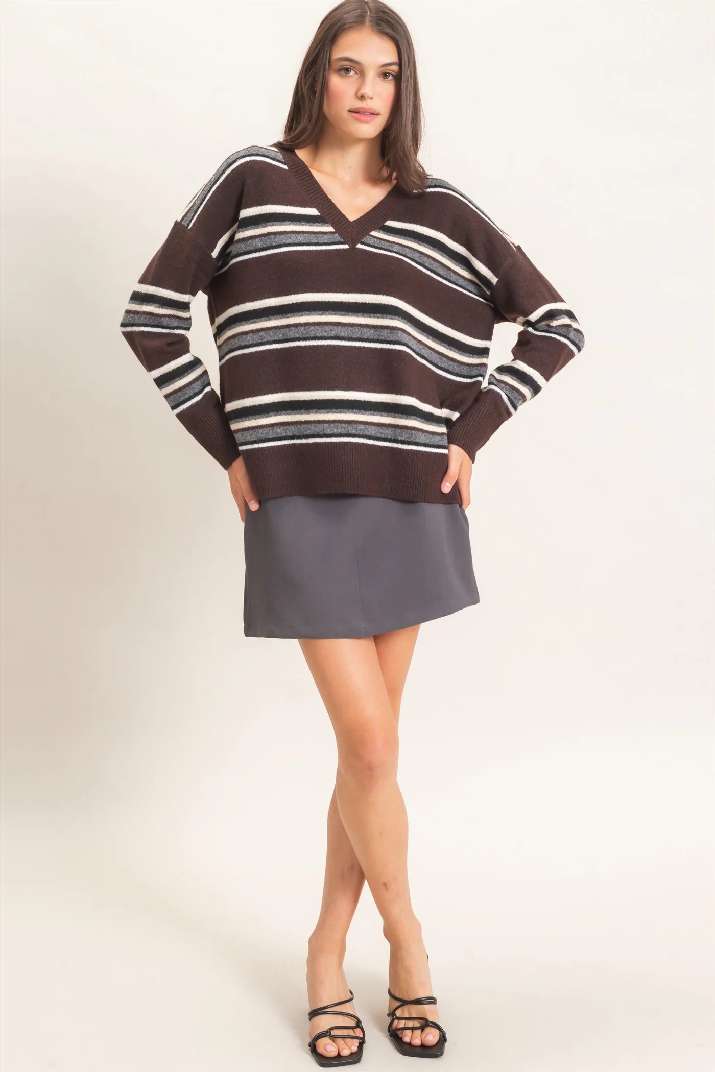 Margot Sweater in Chocolate
