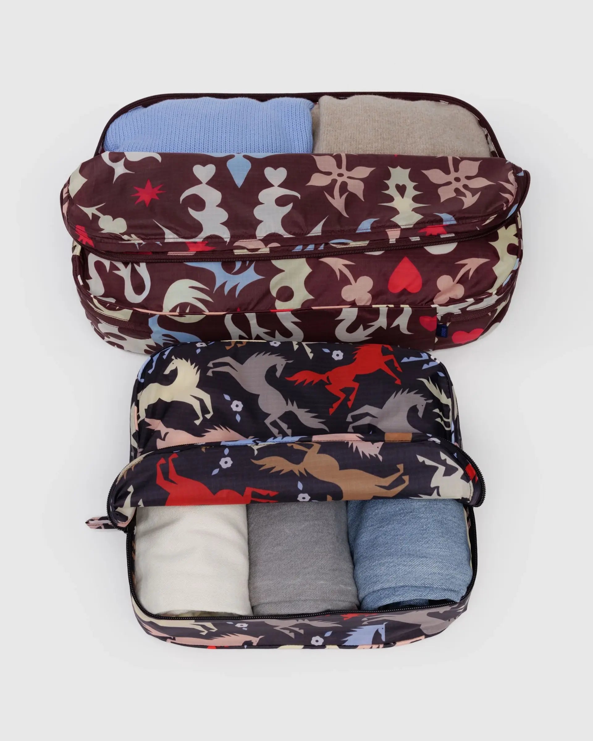 Large Packing Cube Set in Western Cut Outs