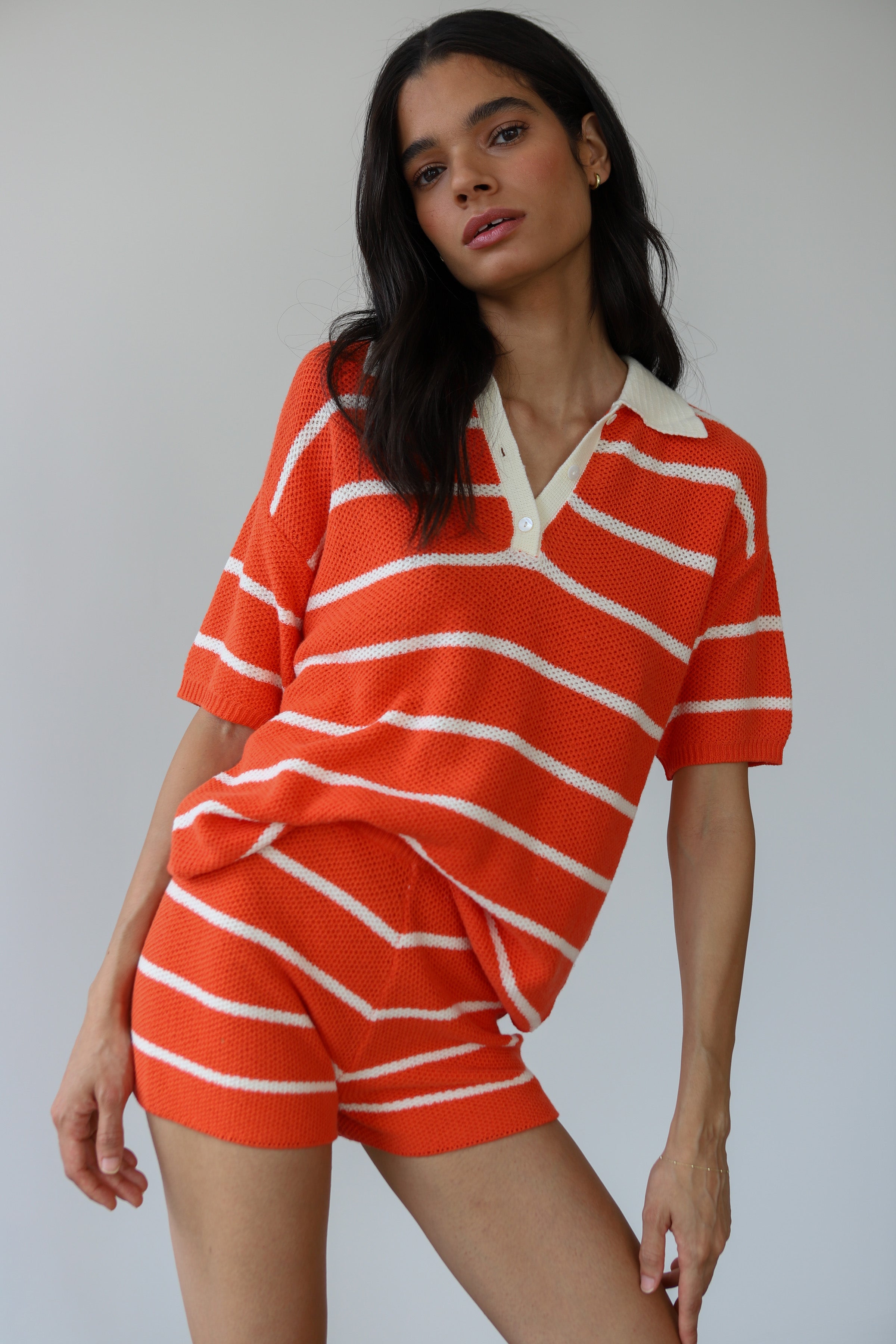 Doris Overized Polo - Poppy