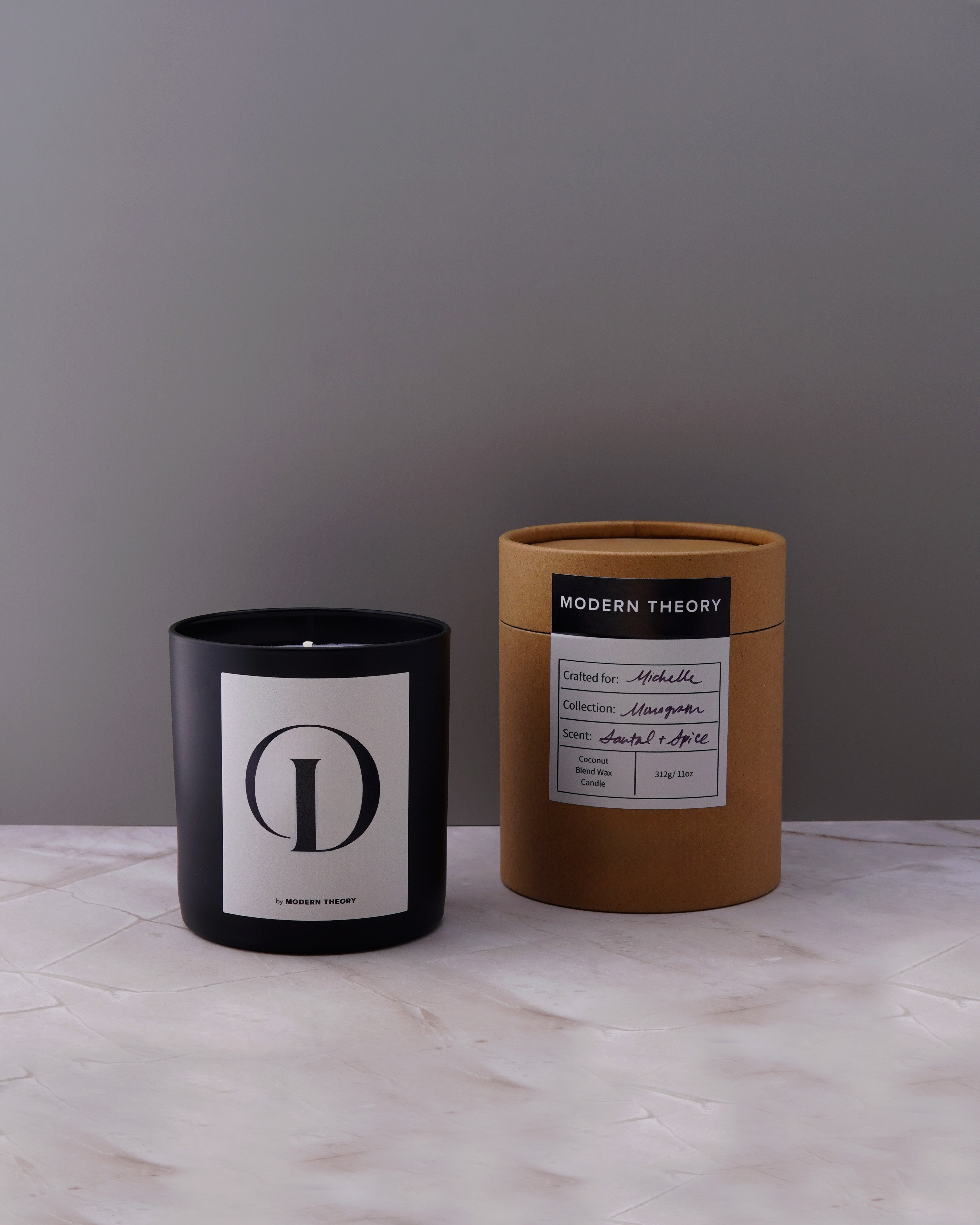 D - MONOGRAM Candle