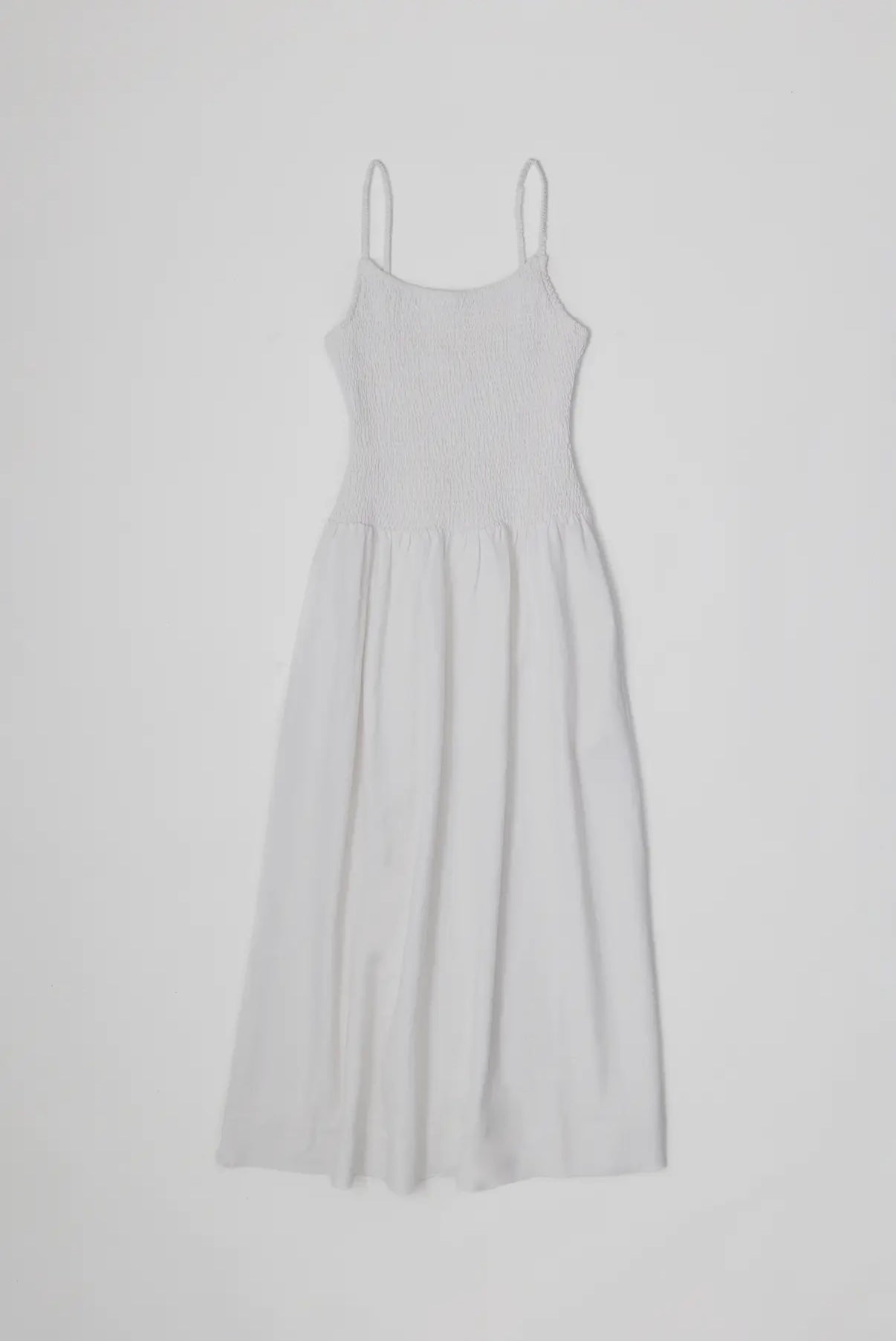 Iris Midi Dress in Ivory