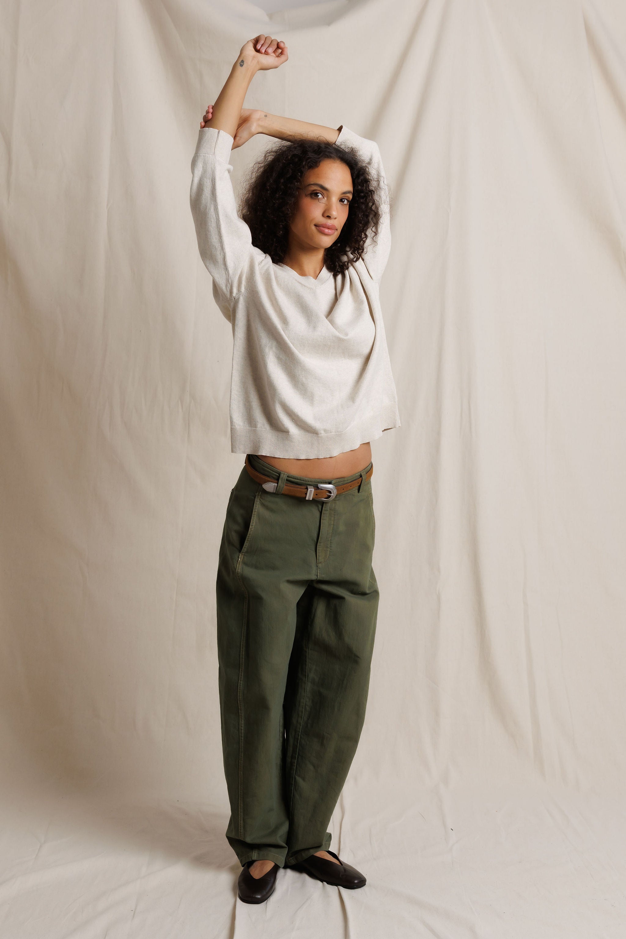 Akira Slub Baby Barrel Pants