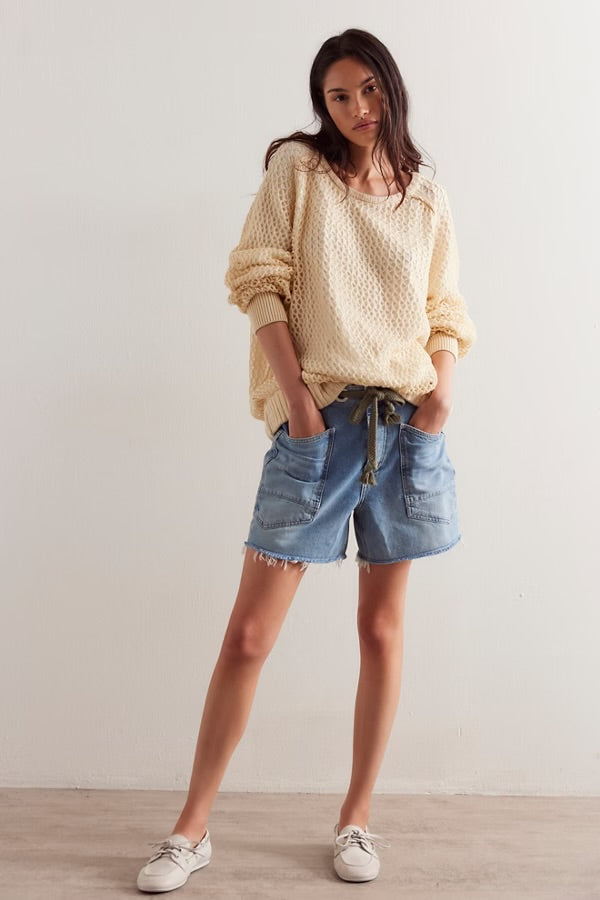 Moxie Shorts in Truest Blue