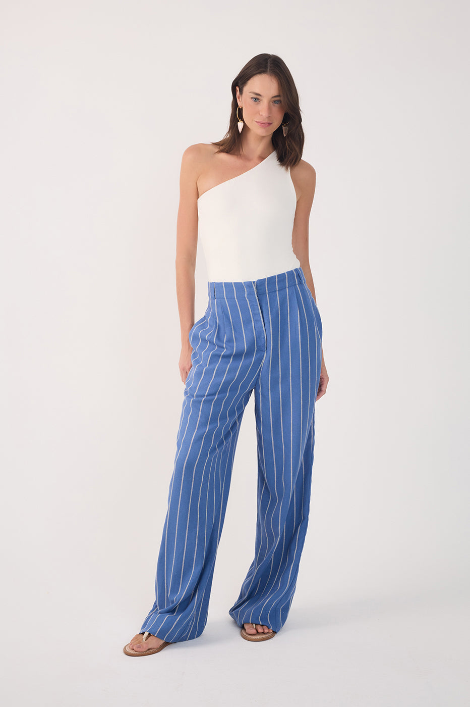 Iris Stripe Trousers