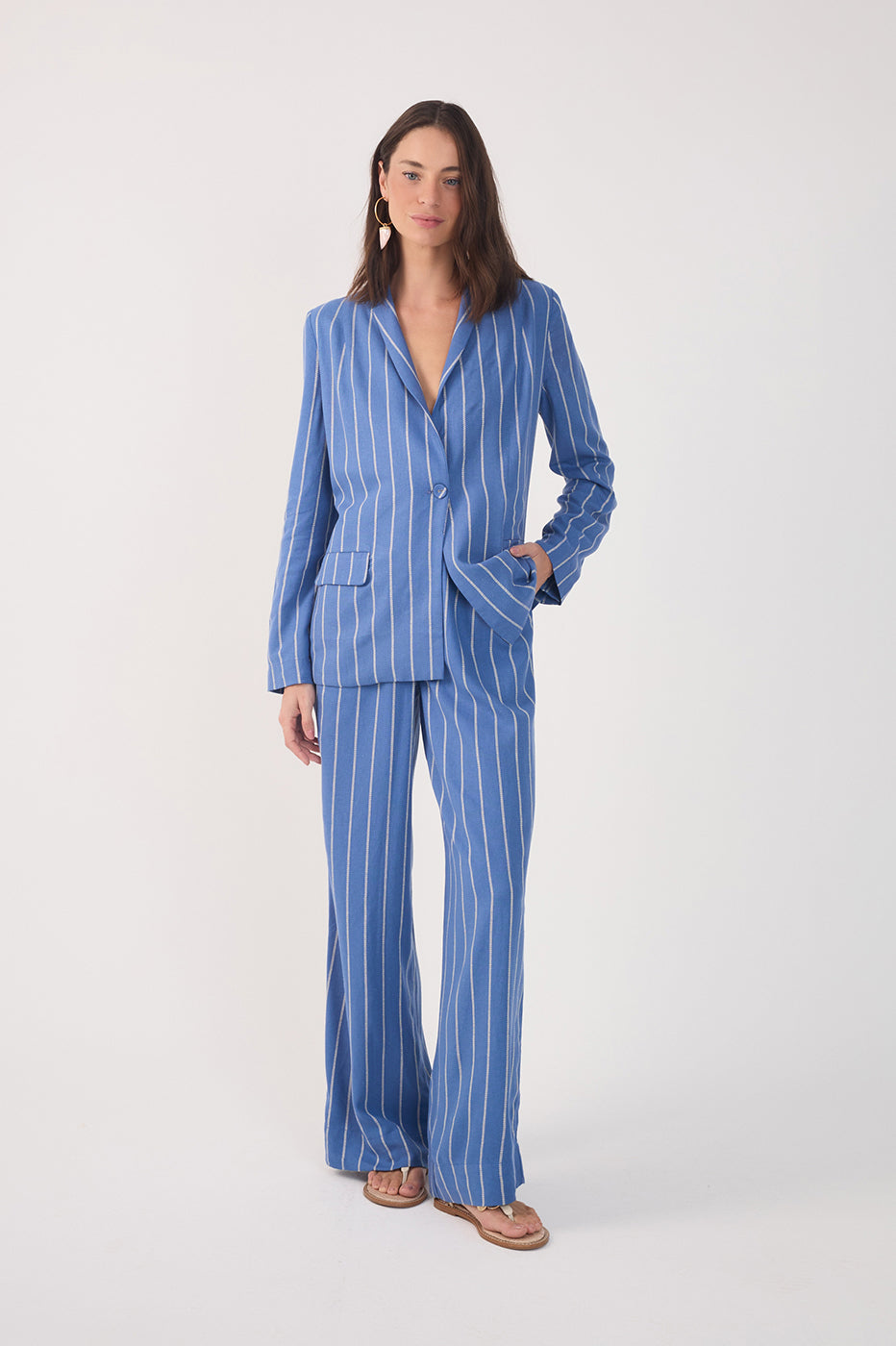 Iris Stripe Trousers