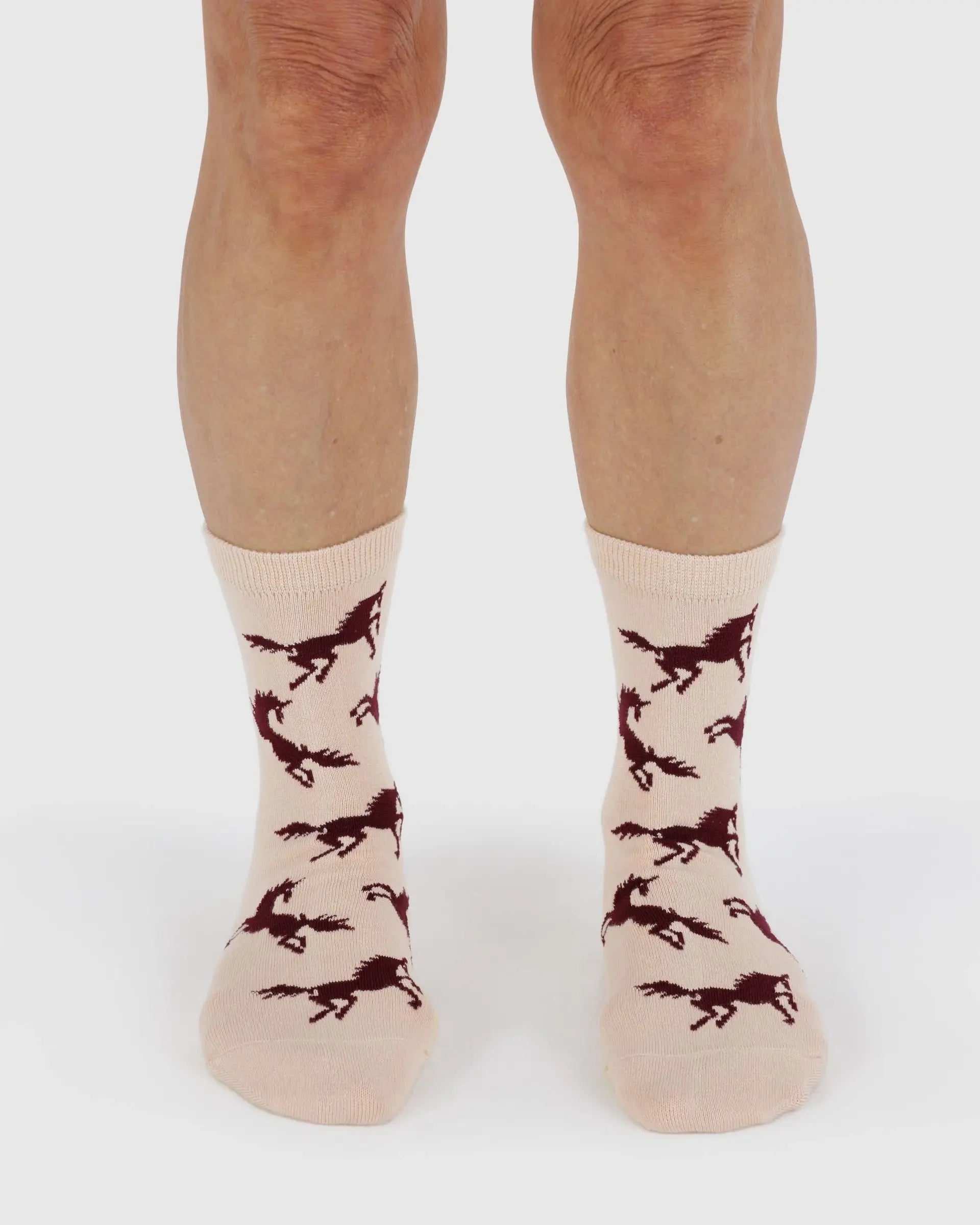 Crew Socks in Horses