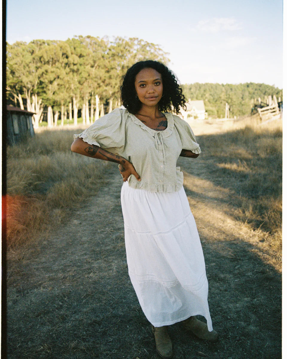 Romeo Set in Green Stripe