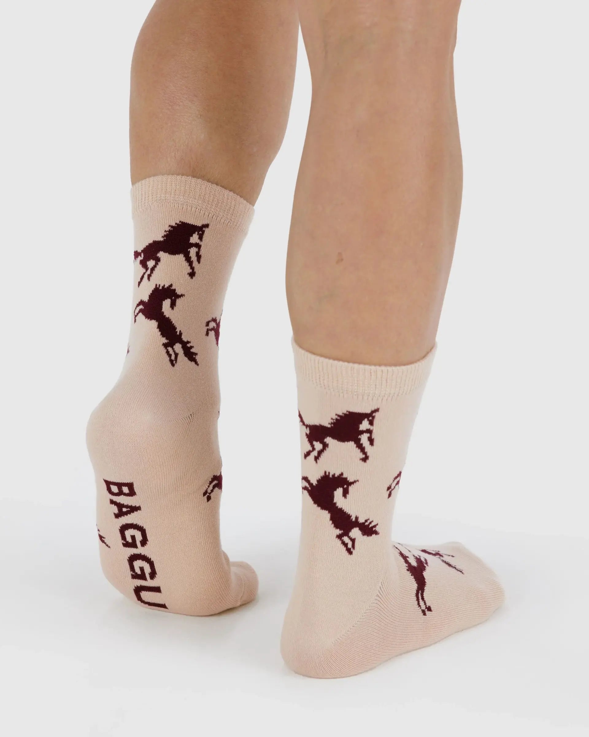 Crew Socks in Horses