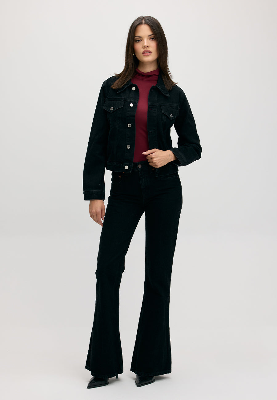 Atlanta Mid Rise Flare - Onyx