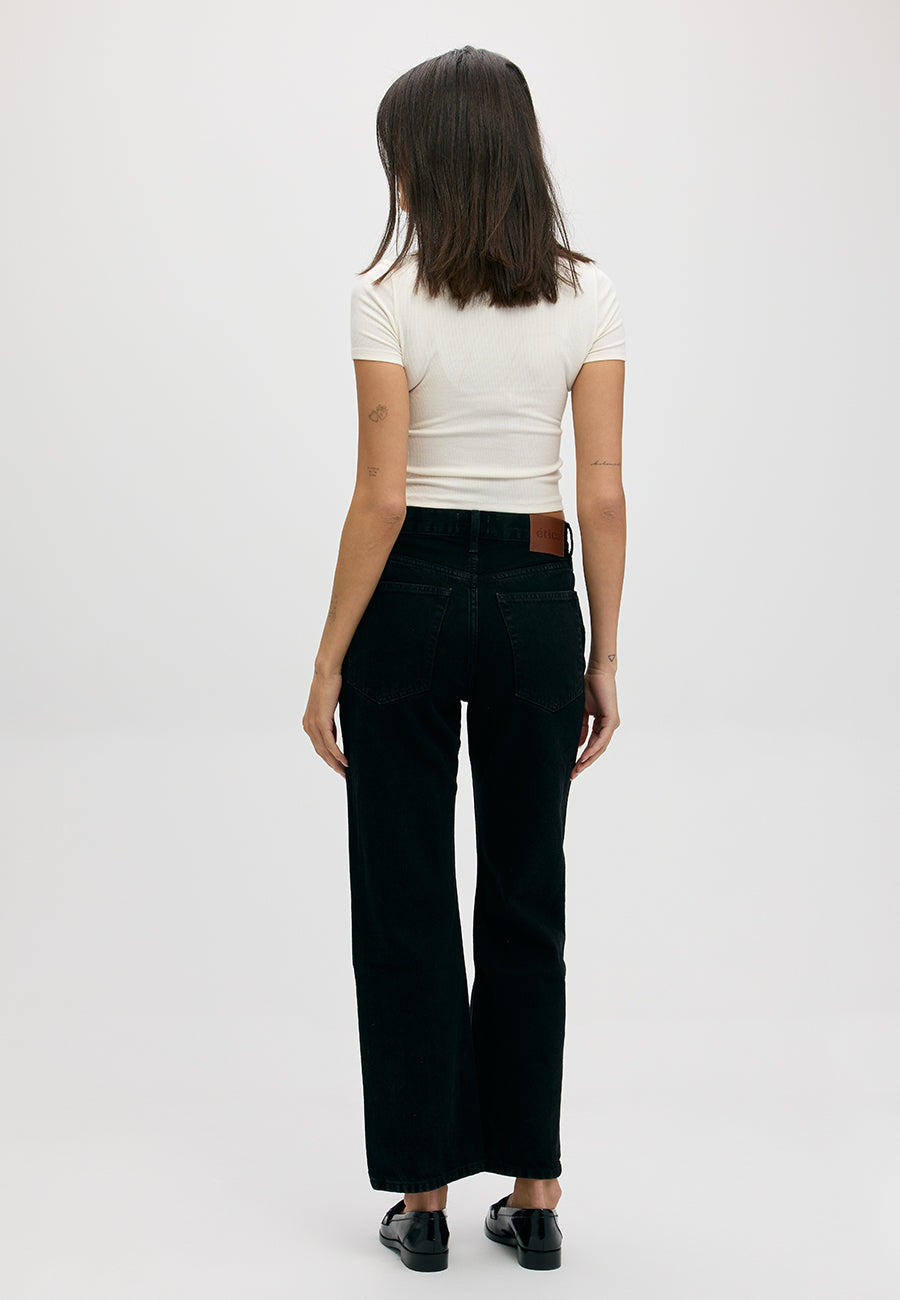 Pamela High Rise Straight - Onyx