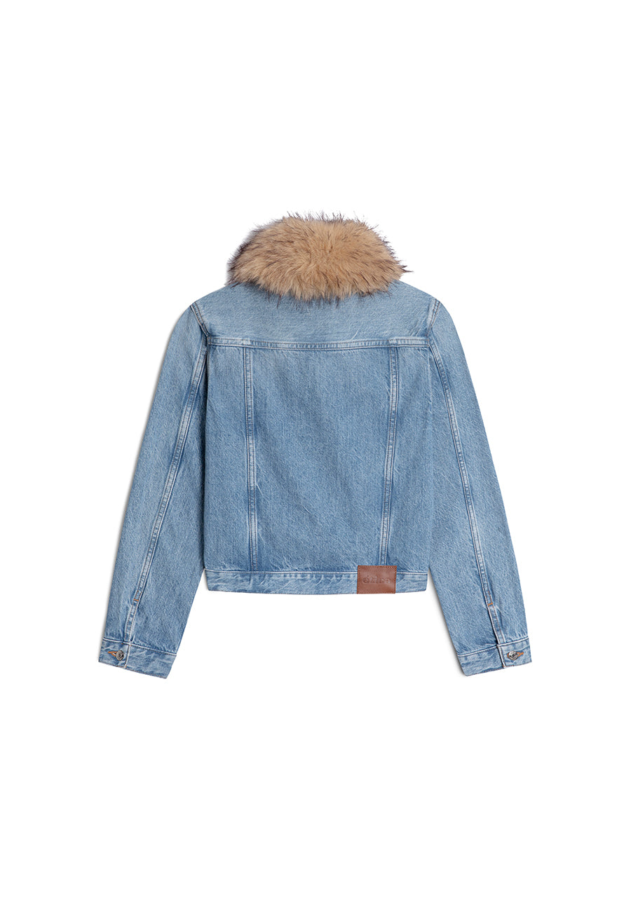 Pixie Jacket With Collar - Peachtree