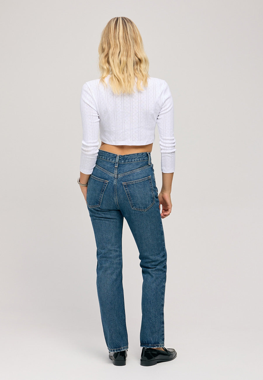 Jolie High Rise Slim Straight - Southern Star