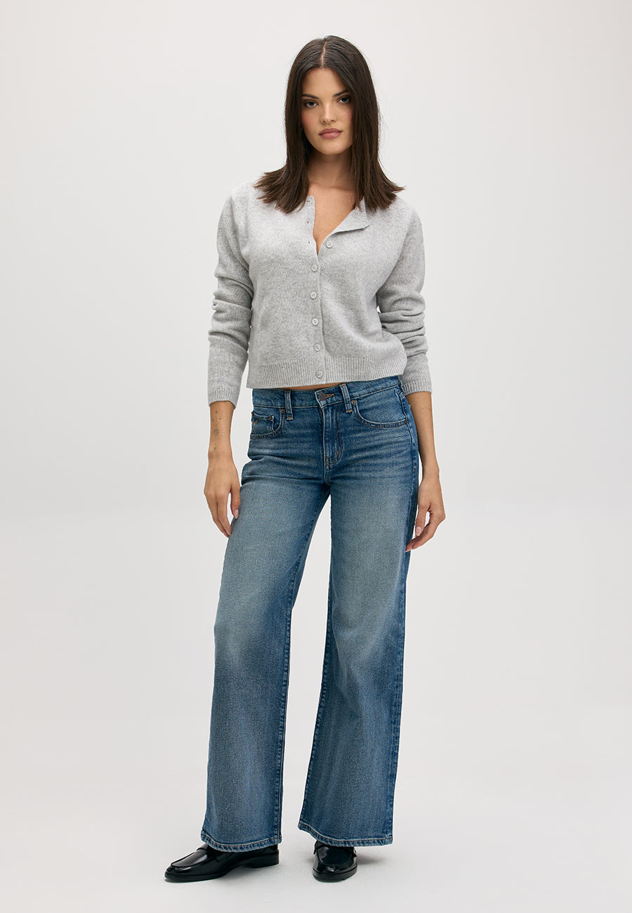Romi Mid Rise Wide Leg - Waterside
