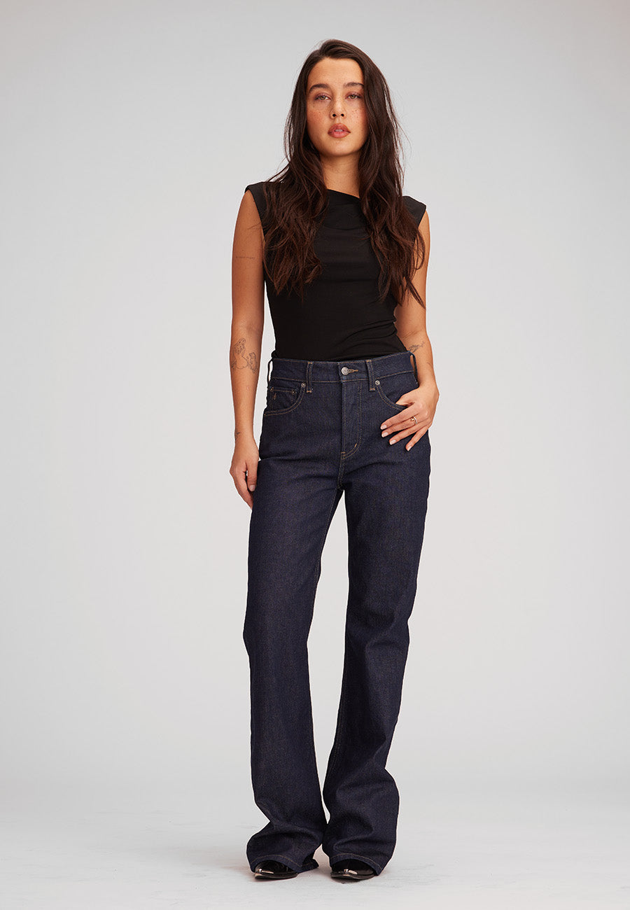 Echo High Rise Slim Boot - Greenwich