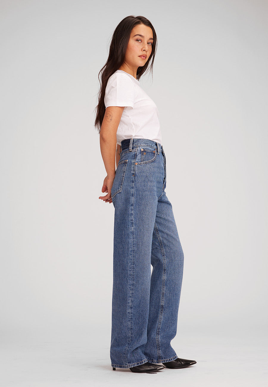 Jett High Rise Arched Leg - Gold Rush
