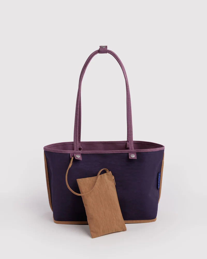 Medium Nylon Reversible Tote in Wild Plum Mix
