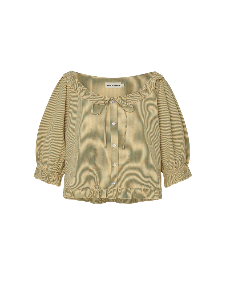 Romeo Set in Green Stripe