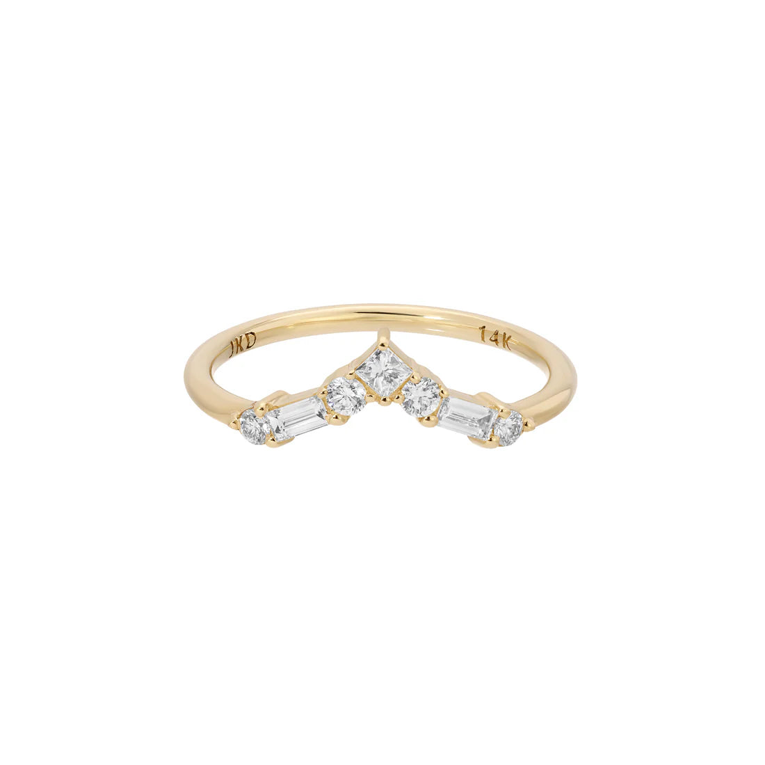 Diamond Cavatina Arch Ring