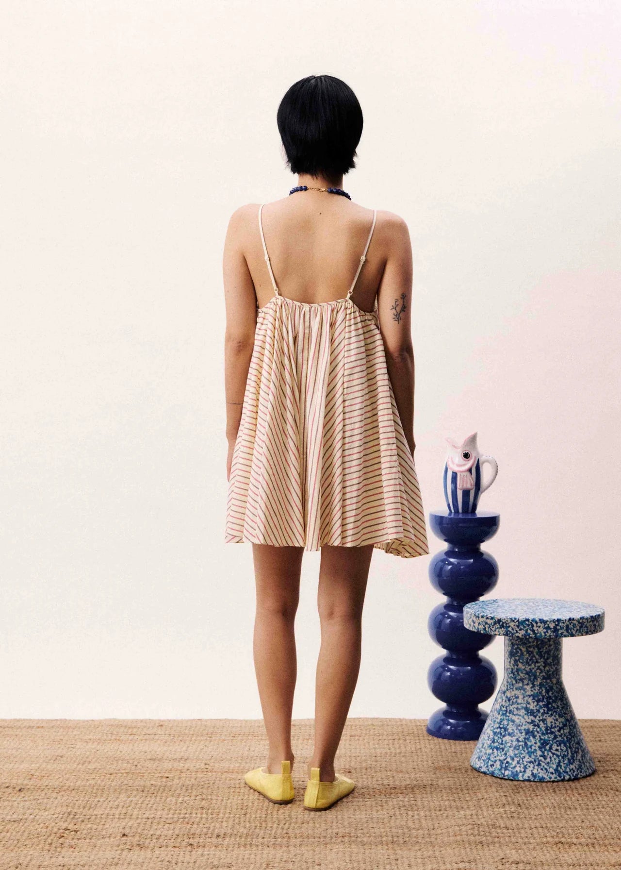 Poroa Dress in Butter