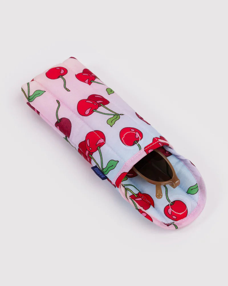 Puffy Glasses Sleeve in Cherries