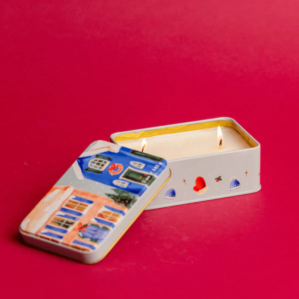 Holiday Tin Candle in Winter Balsam