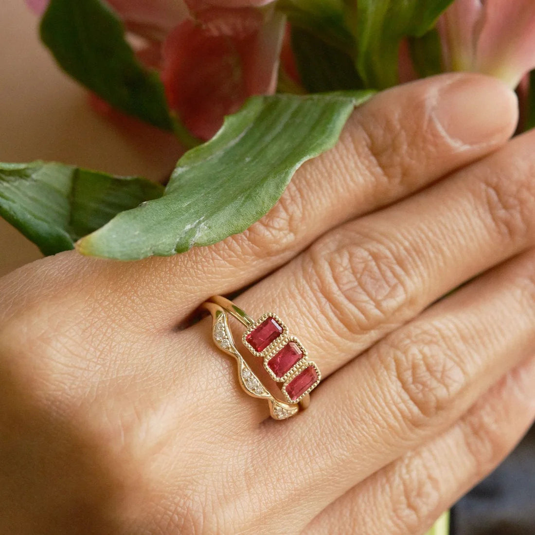 Ruby Campana Ring