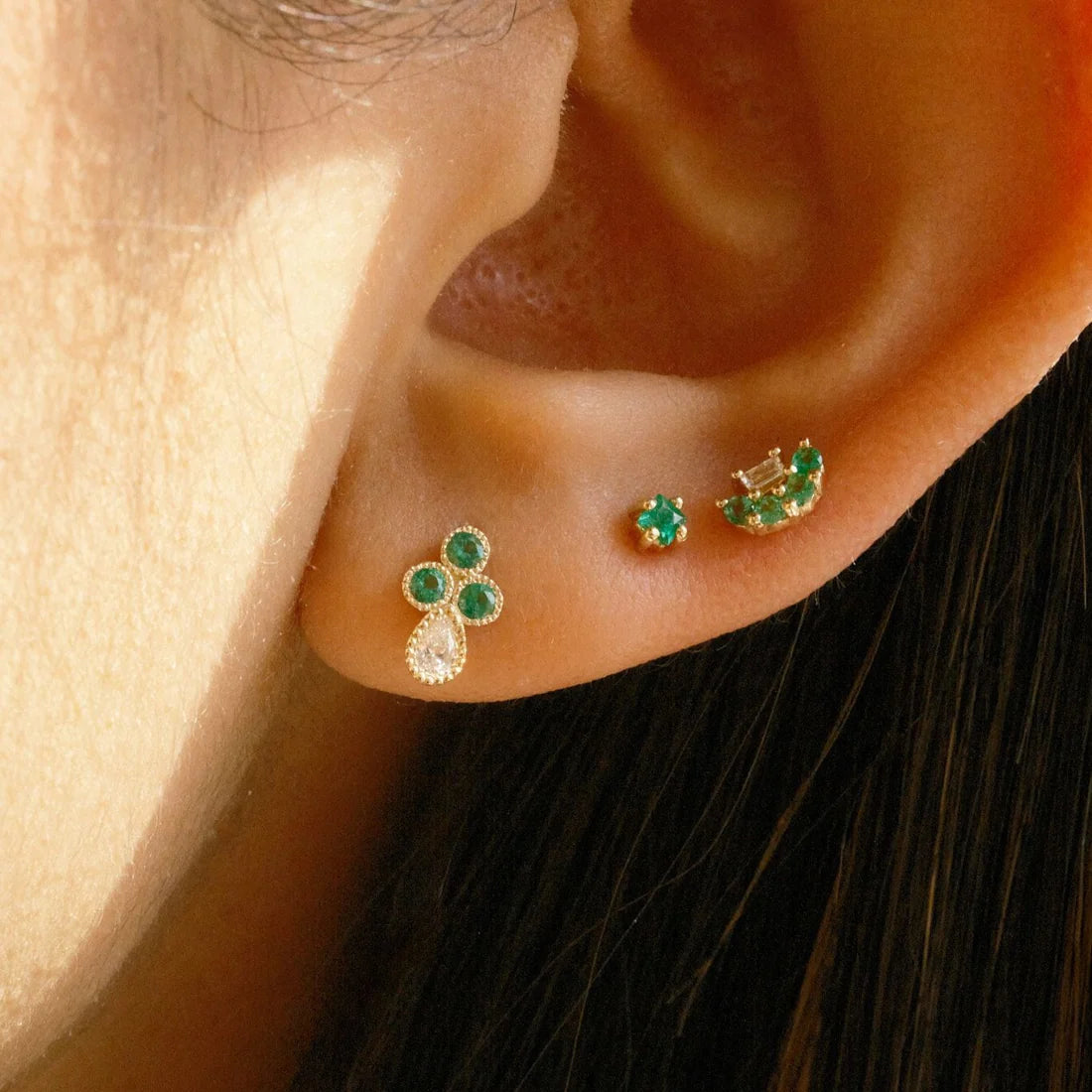 Emerald Cadenza Stud