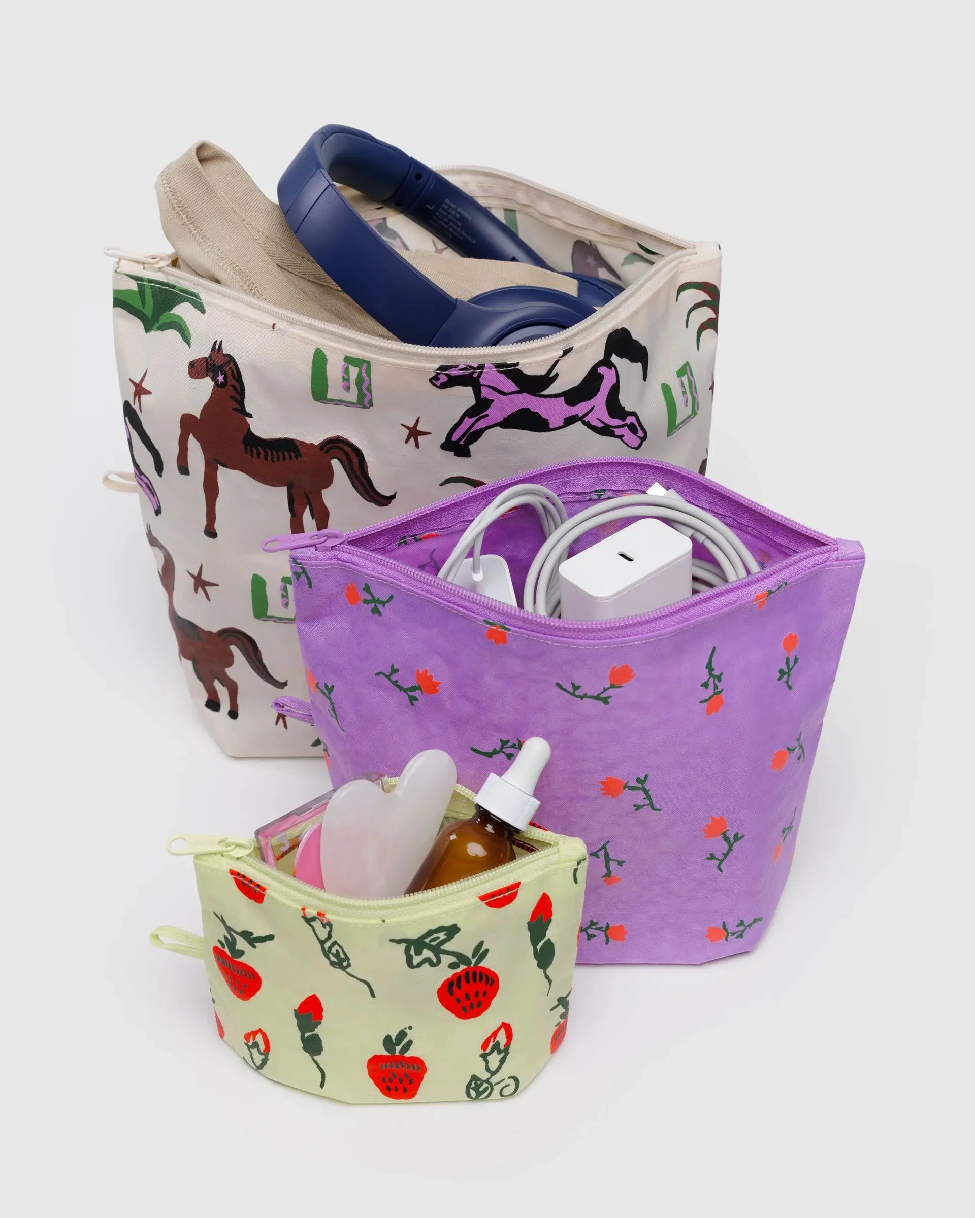 Go Pouch Set in Painted Prairies