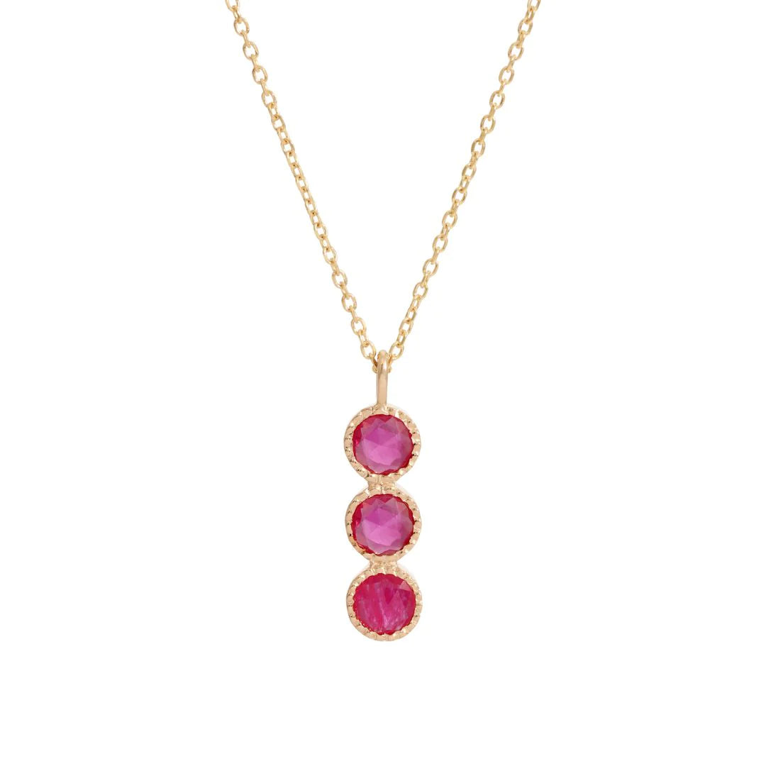 Ruby Mazurka Necklace