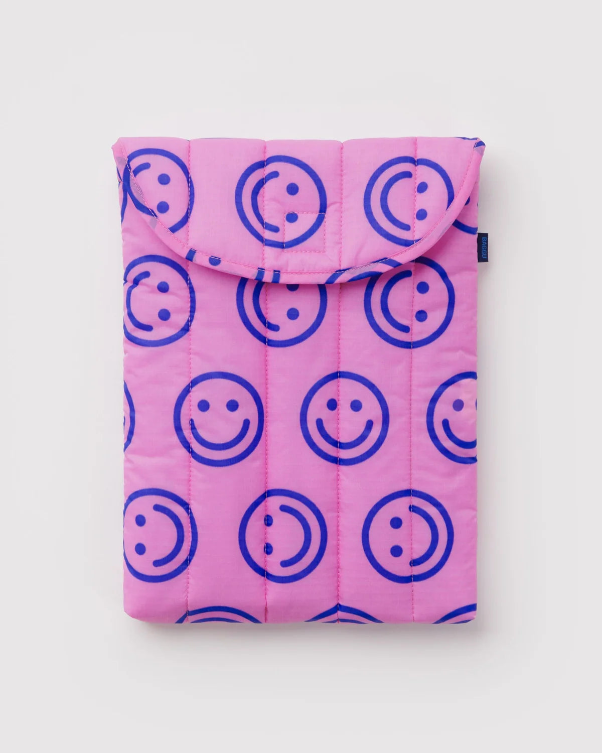 Puffy Laptop Sleeve 13”/14” Pop Pink Happy
