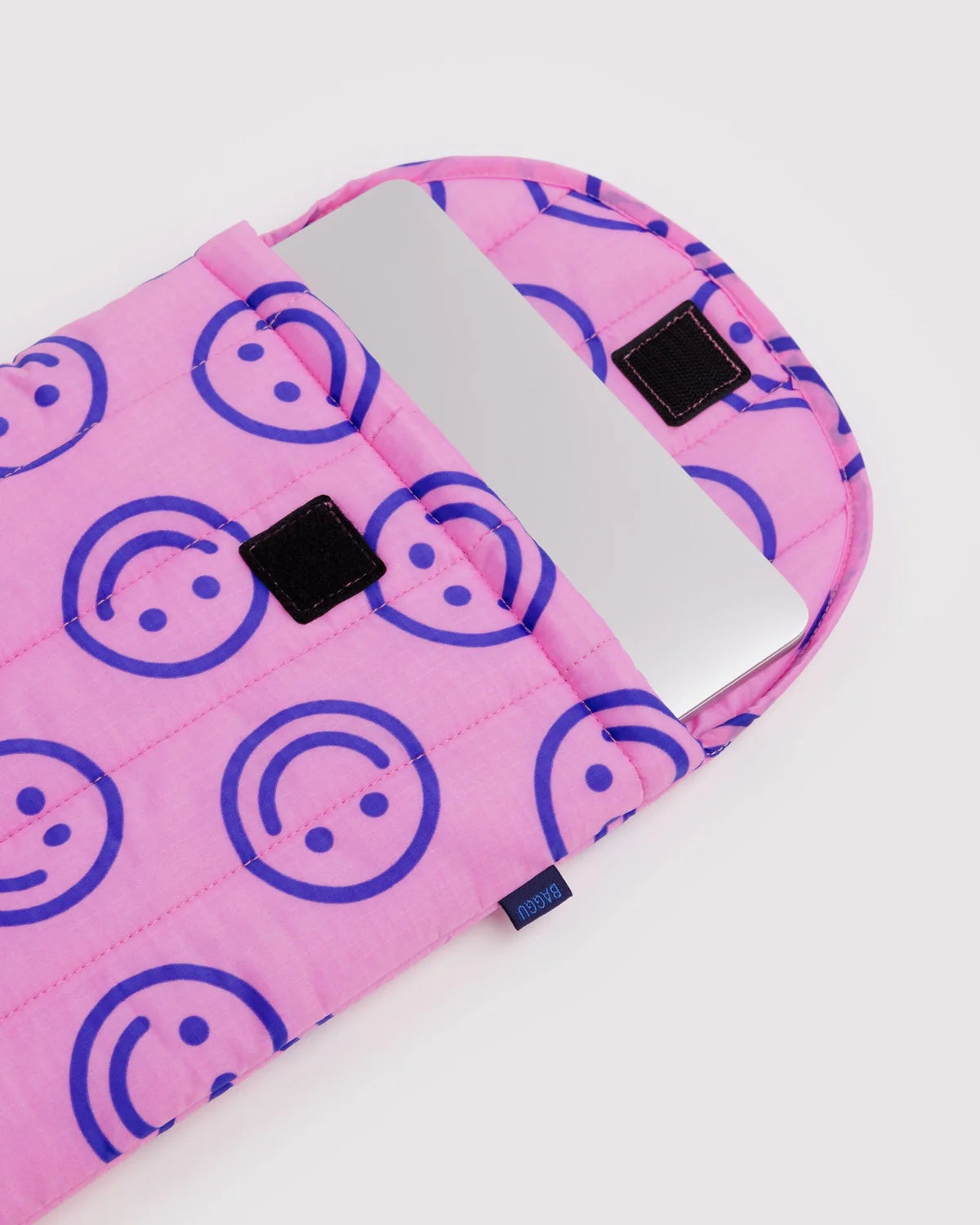 Puffy Laptop Sleeve 13”/14” Pop Pink Happy