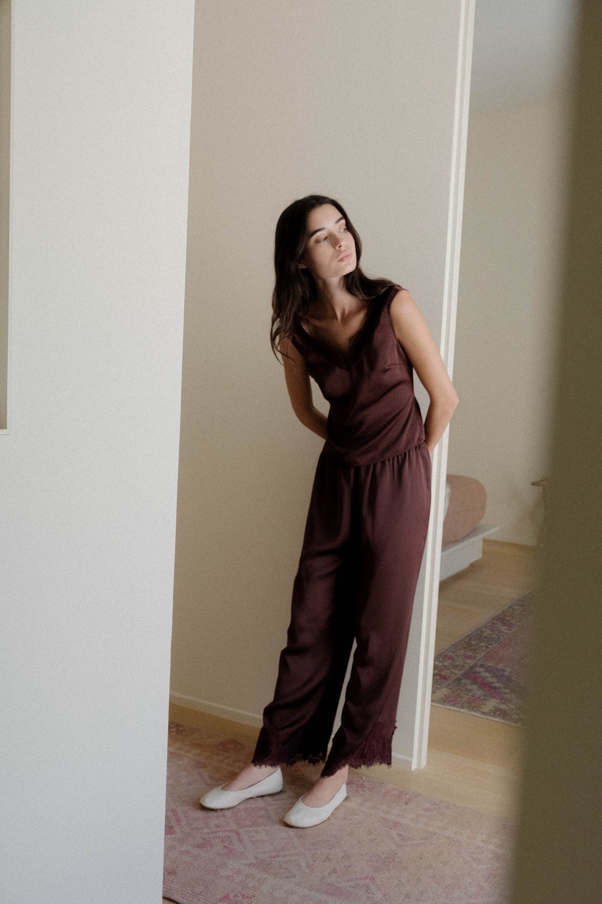 Annie Pants in Plum