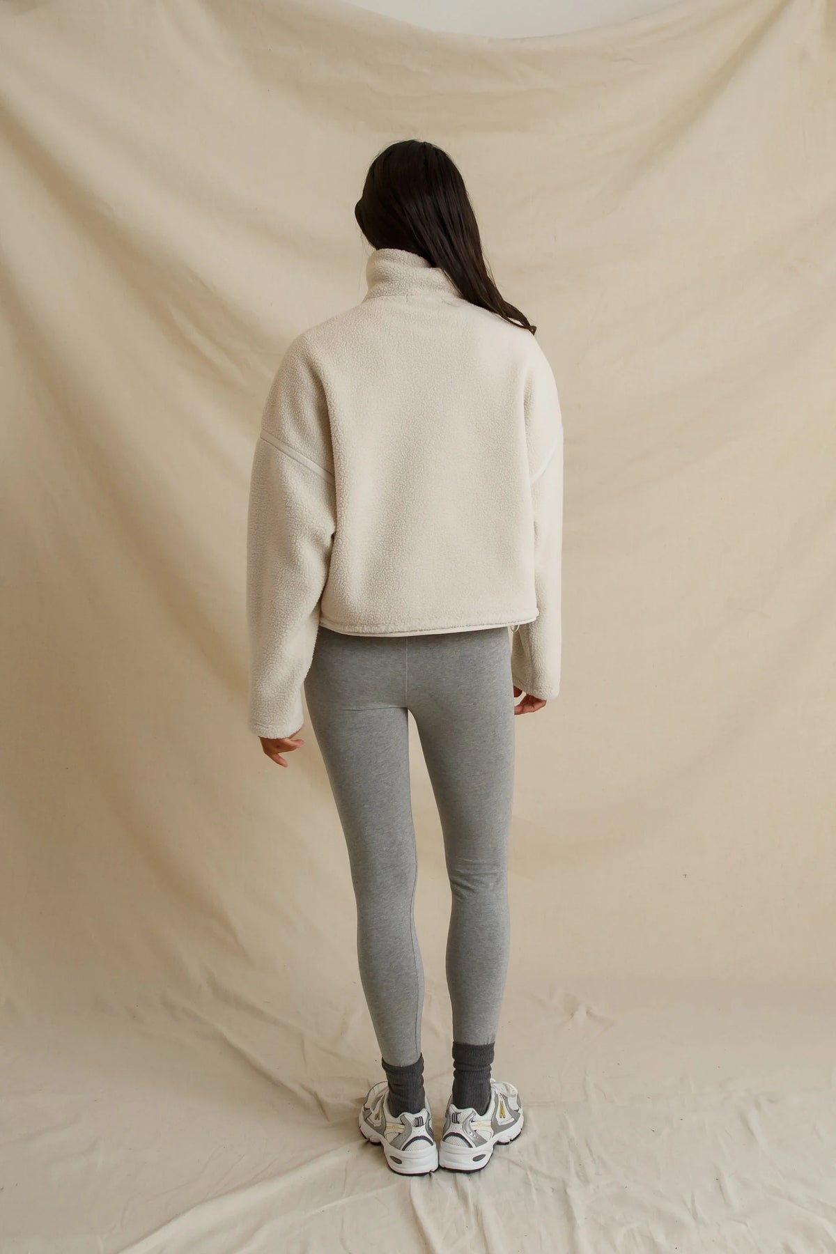 Tristan Sherpa Fleece Half Zip Pullover